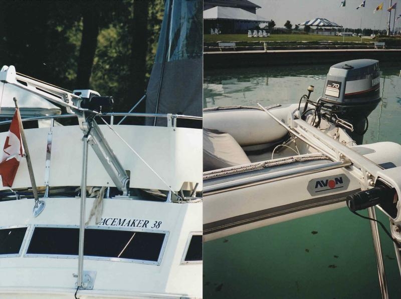 5000 Fixed Davits (Capacity of 750 Lbs.)