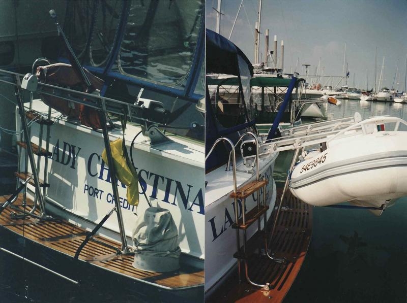 5000 Fixed Davits (Capacity of 750 Lbs.)